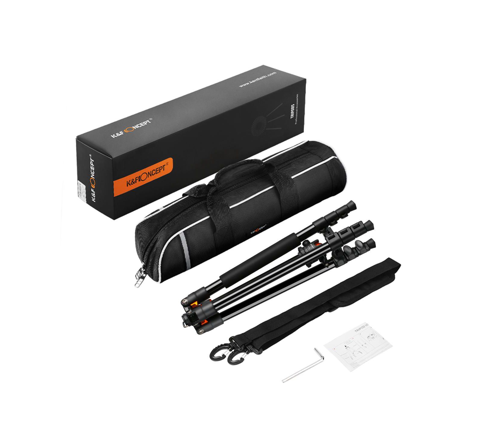 K&F Concept SA234 Lightweight Ball Head Tripod for DSLRs