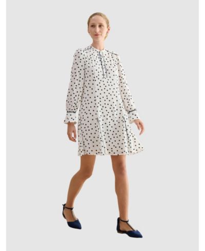 Hobbs London Женское мини-платье Ruth Polka Dot
