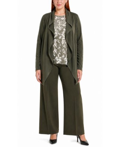 Кардиган COIN 1804 Plus Size Draped Flyaway свитер