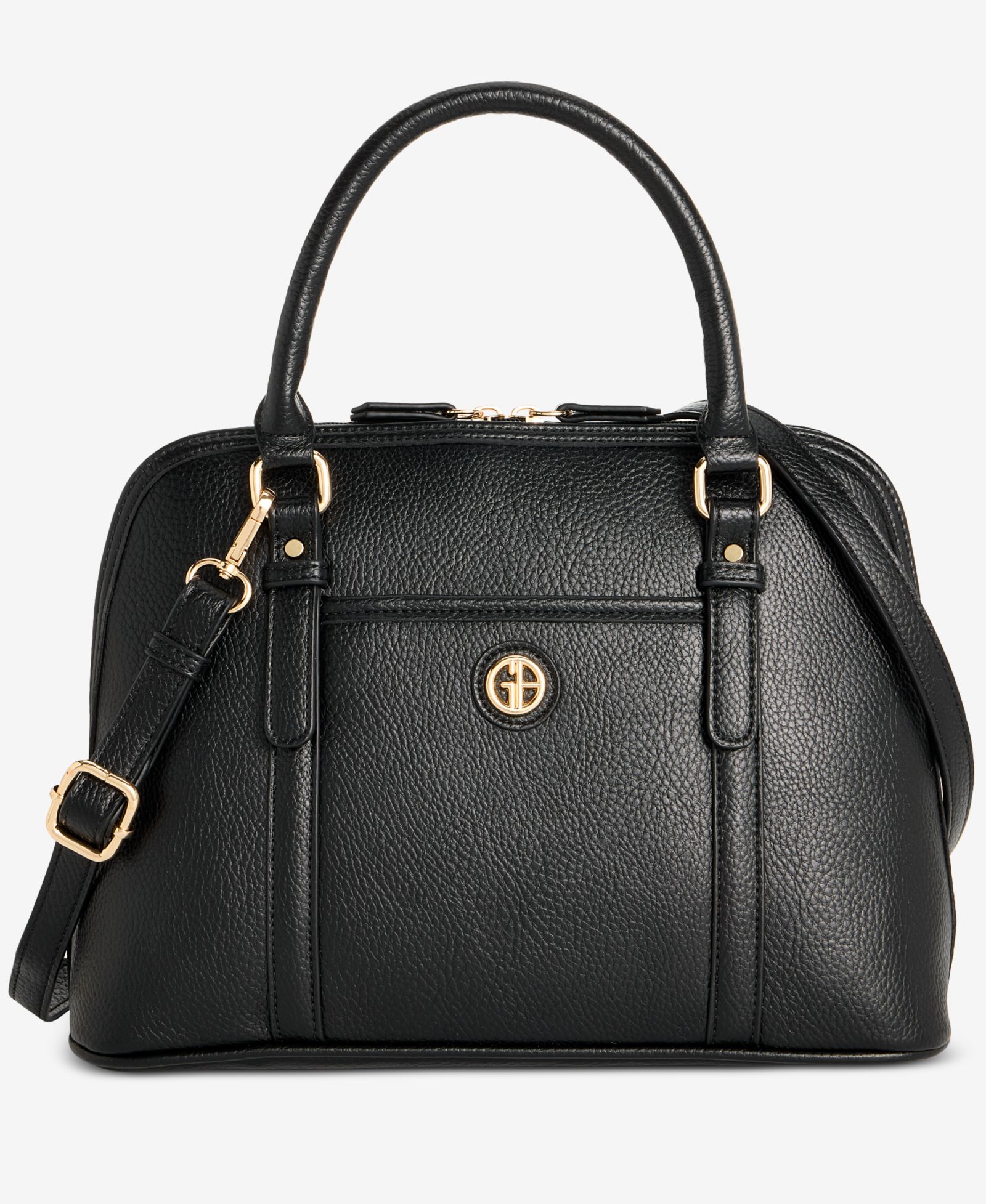 Giani Bernini Pebble Detailed Dome Satchel, Exclusively at Macy's