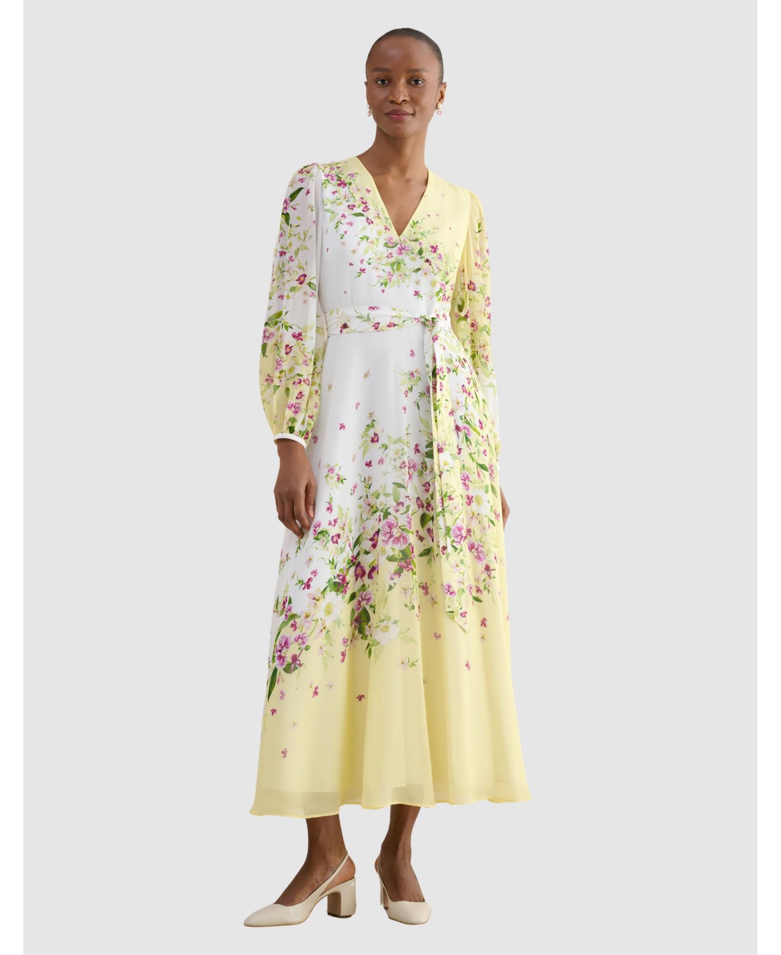 Hobbs London Women's Ariel Silk Dress