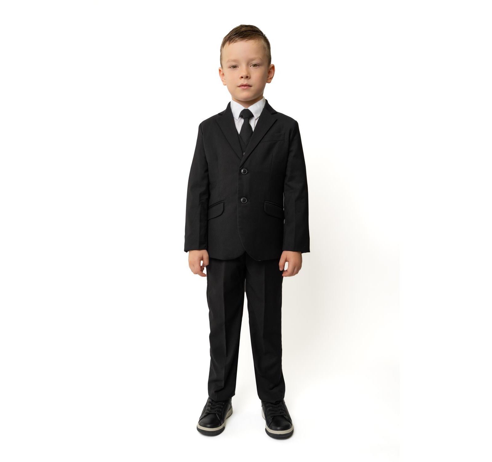 Комплект одежды Peanut Butter Collection Toddler Boys 007 Slim Fit 5-Piece Shirt, Tie, Jacket, Vest and Pants