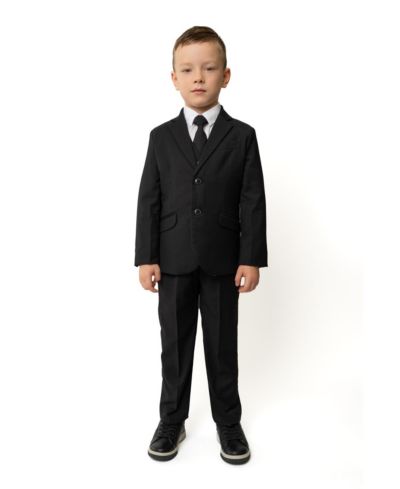 Комплект одежды Peanut Butter Collection Toddler Boys 007 Slim Fit 5-Piece Shirt, Tie, Jacket, Vest and Pants