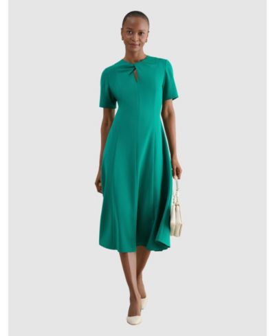 Hobbs London Женский Ariela Twist Detail Midi Dress
