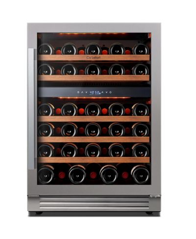 Холодильник для вина Ca'Lefort 24 Inch 52 Bottle, двухзонный винный шкаф с 3 LED для дома