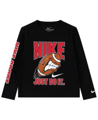 Nike Toddler Boys' 2T-4T Dri-Fit Long-Sleeve Graphic T-Shirt