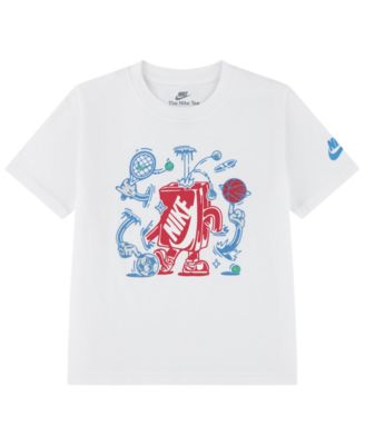 Nike Детская футболка с коротким рукавом 4-7 Boxy Juice