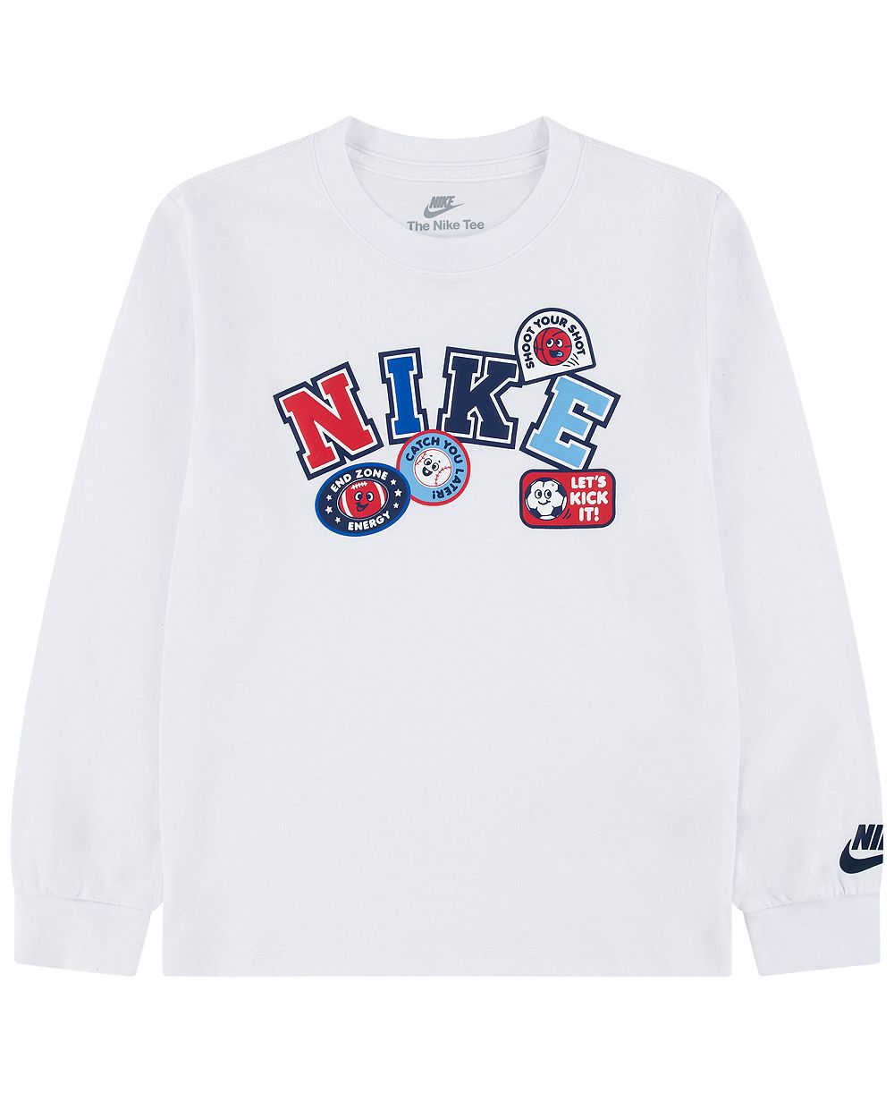 Nike Boys' 4-7 Graphic Long-Sleeve T-Shirt