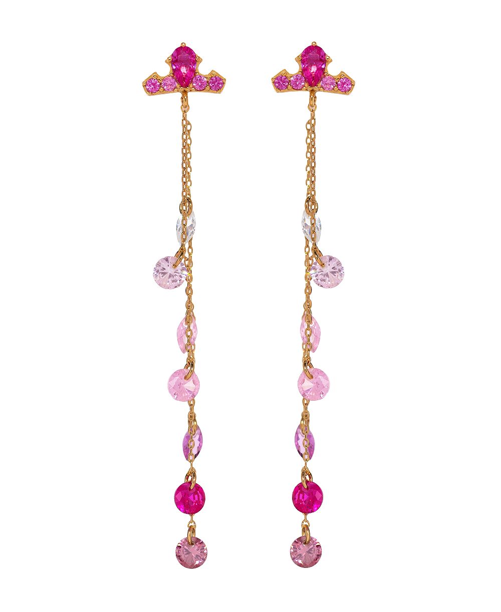 Girls Crew серьги Crystal Disney Princess Sleeping Beauty Aurora Crown Dangle