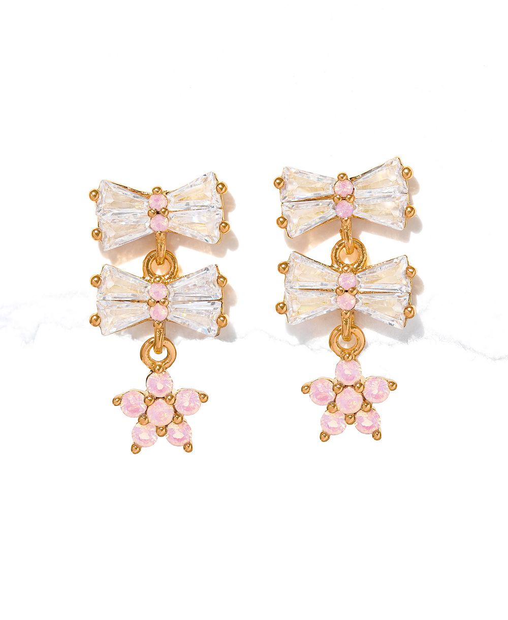 Серьги Girls Crew Crystal Little Blushing Bows