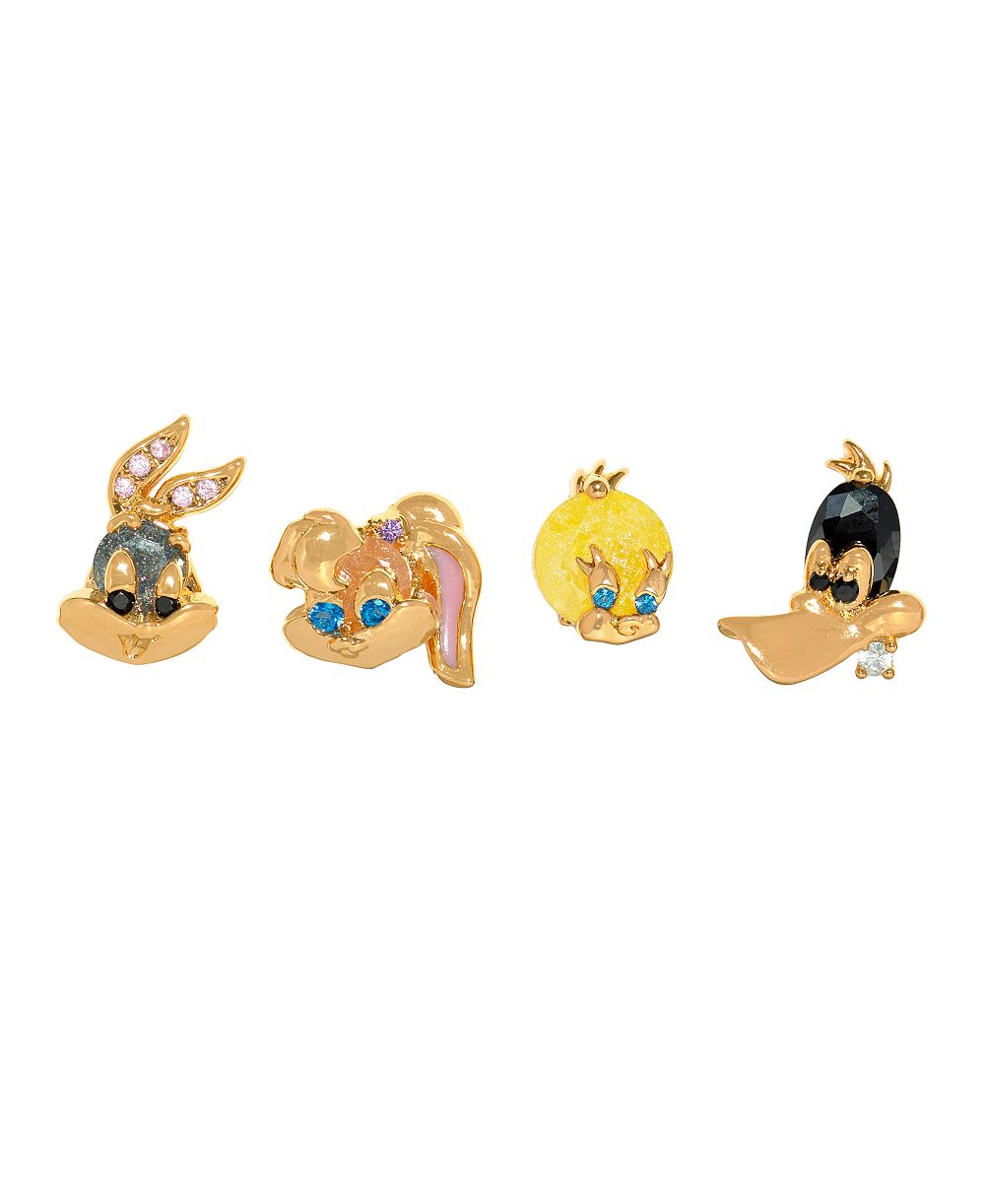 Серьги Girls Crew Crystal Looney Tunes Stud Set