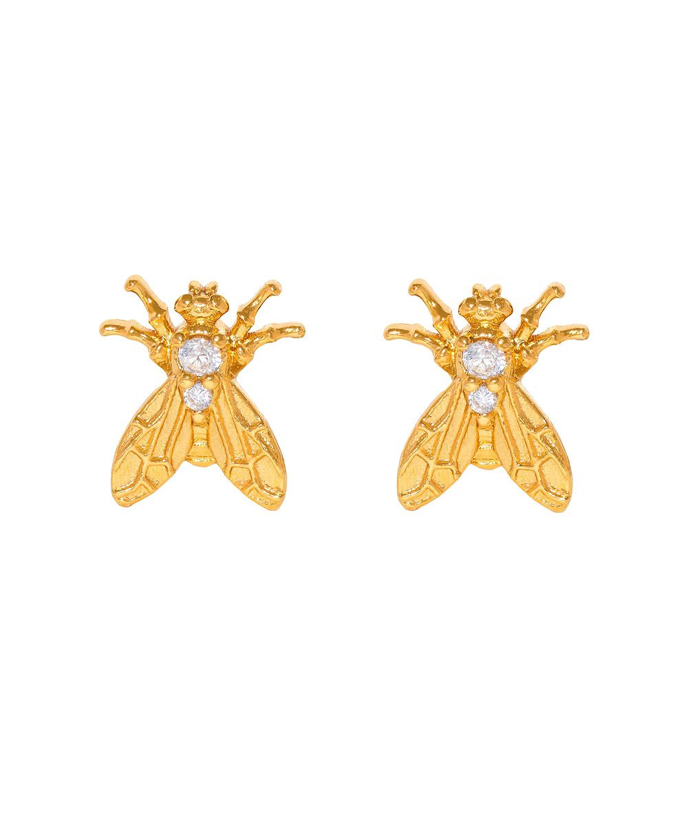 Серьги-гвоздики Girls Crew Crystal Shoo Fly Stud
