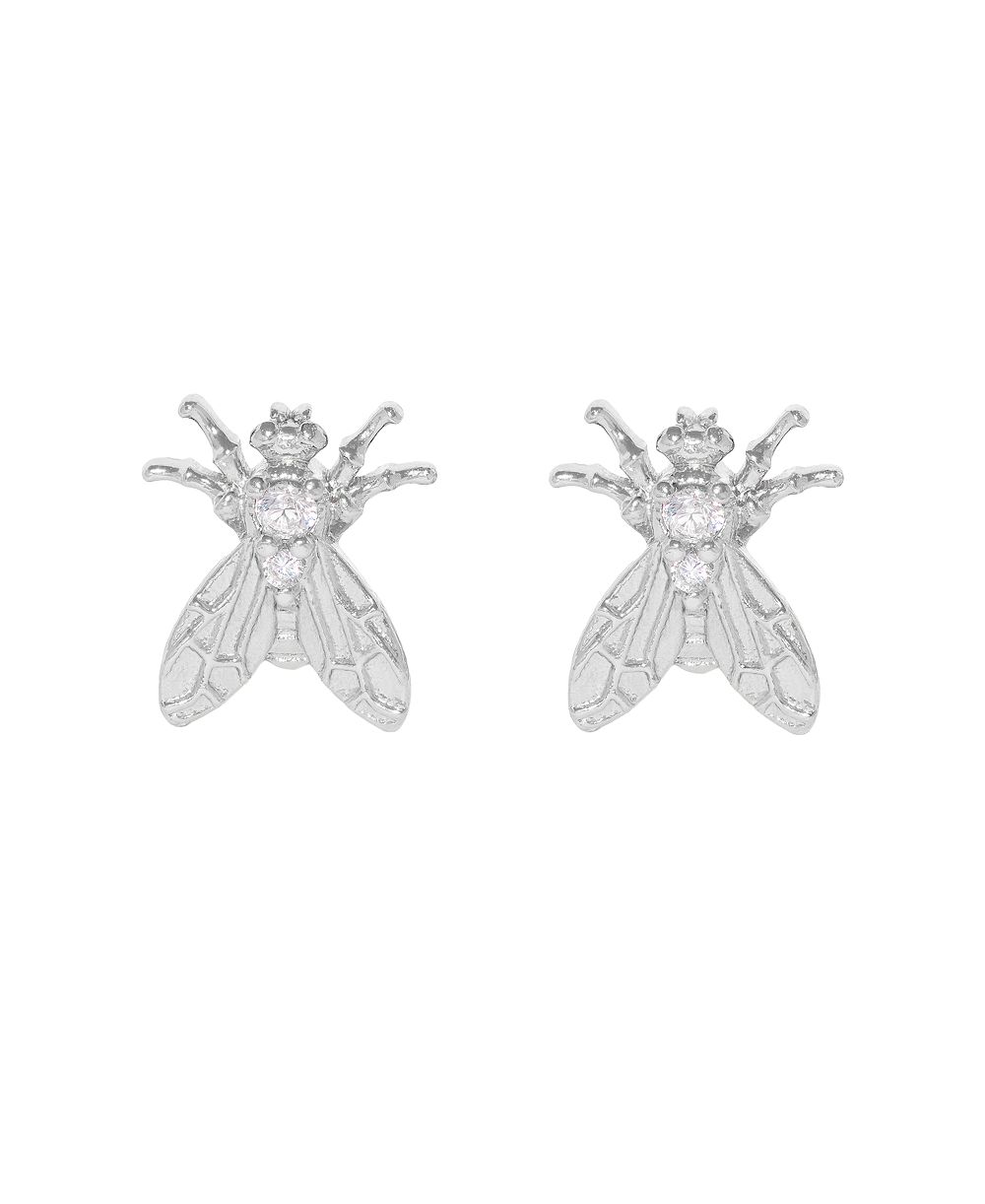 Серьги-гвоздики Girls Crew Crystal Shoo Fly для девочек