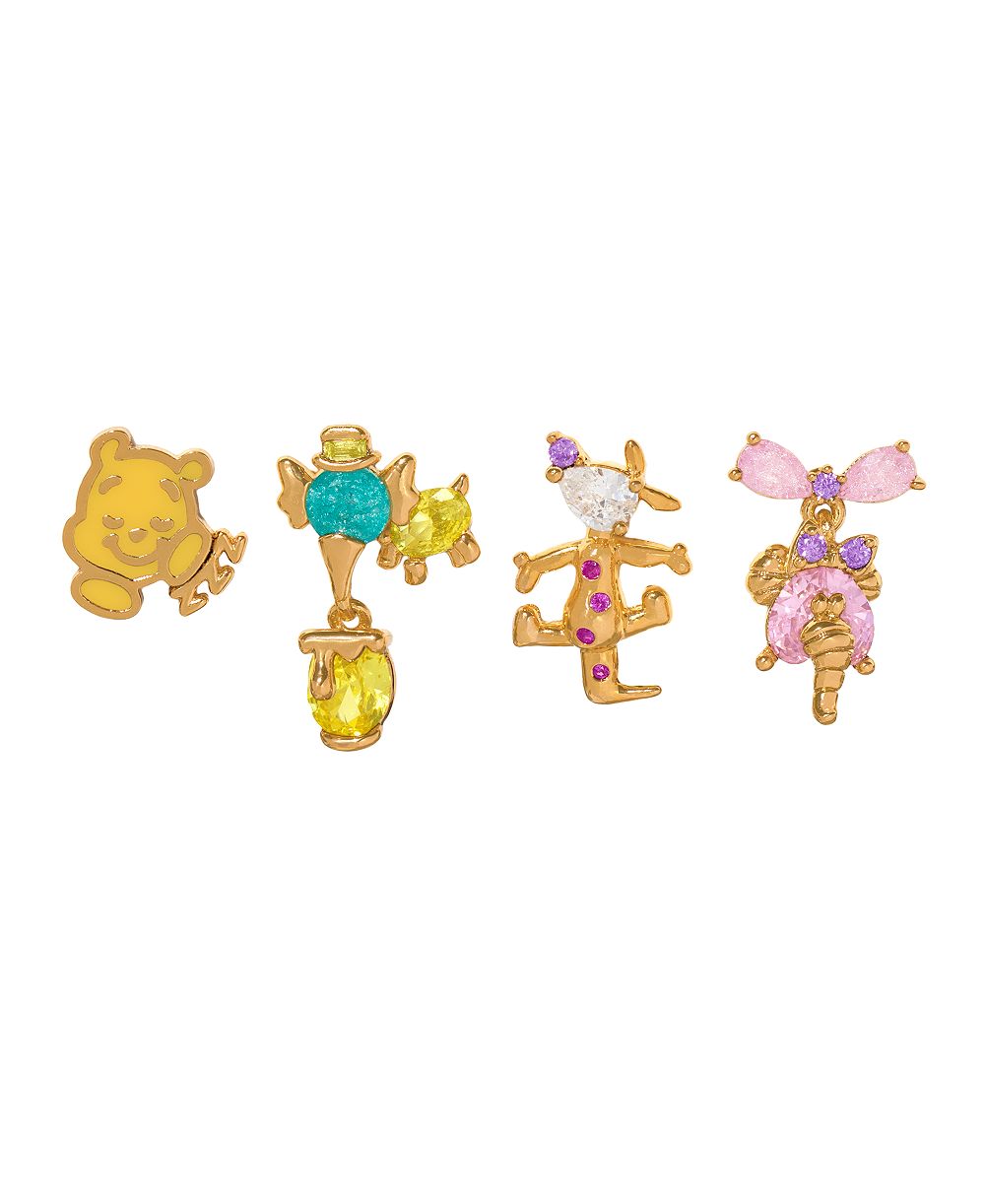 Girls Crew Набор сережек с кристаллами Disney Pooh's Dream