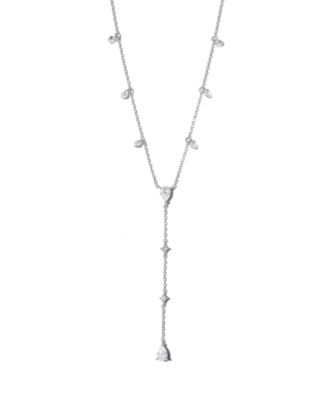 Girls Crew Gold-Plated Crystal Pear Drop Necklace