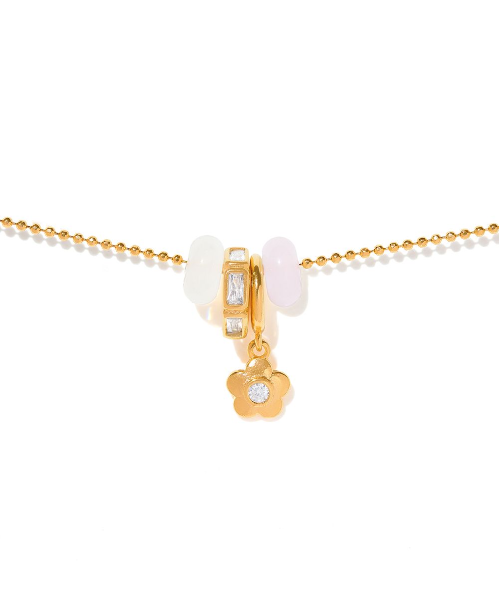Ожерелье Girls Crew Crystal Flower Dash Charm