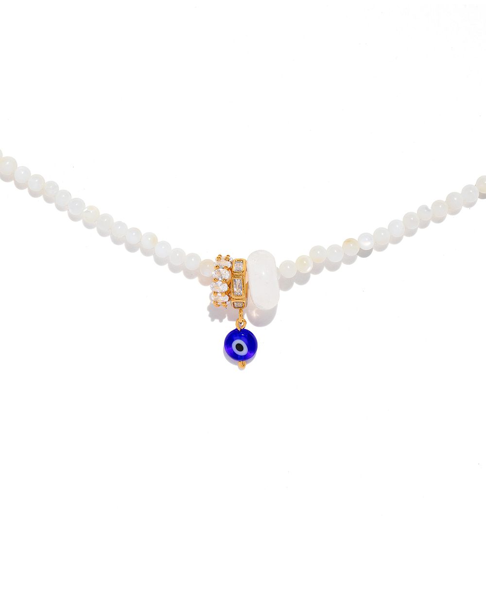Girls Crew Кристальное ожерелье с подвеской Evil Eye