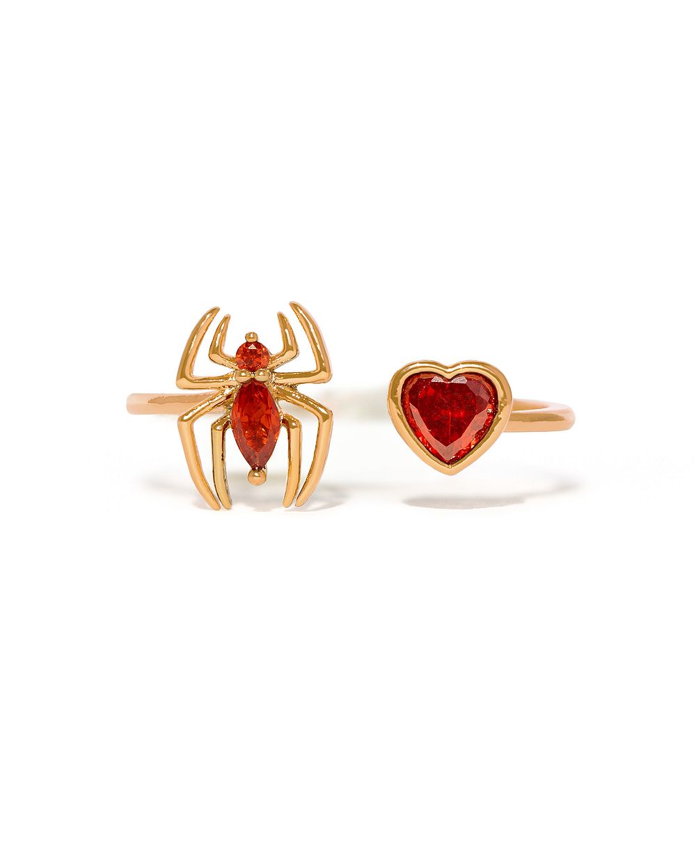 Регулируемое кольцо Girls Crew Crystal Marvel's Spider-Man Web of Love