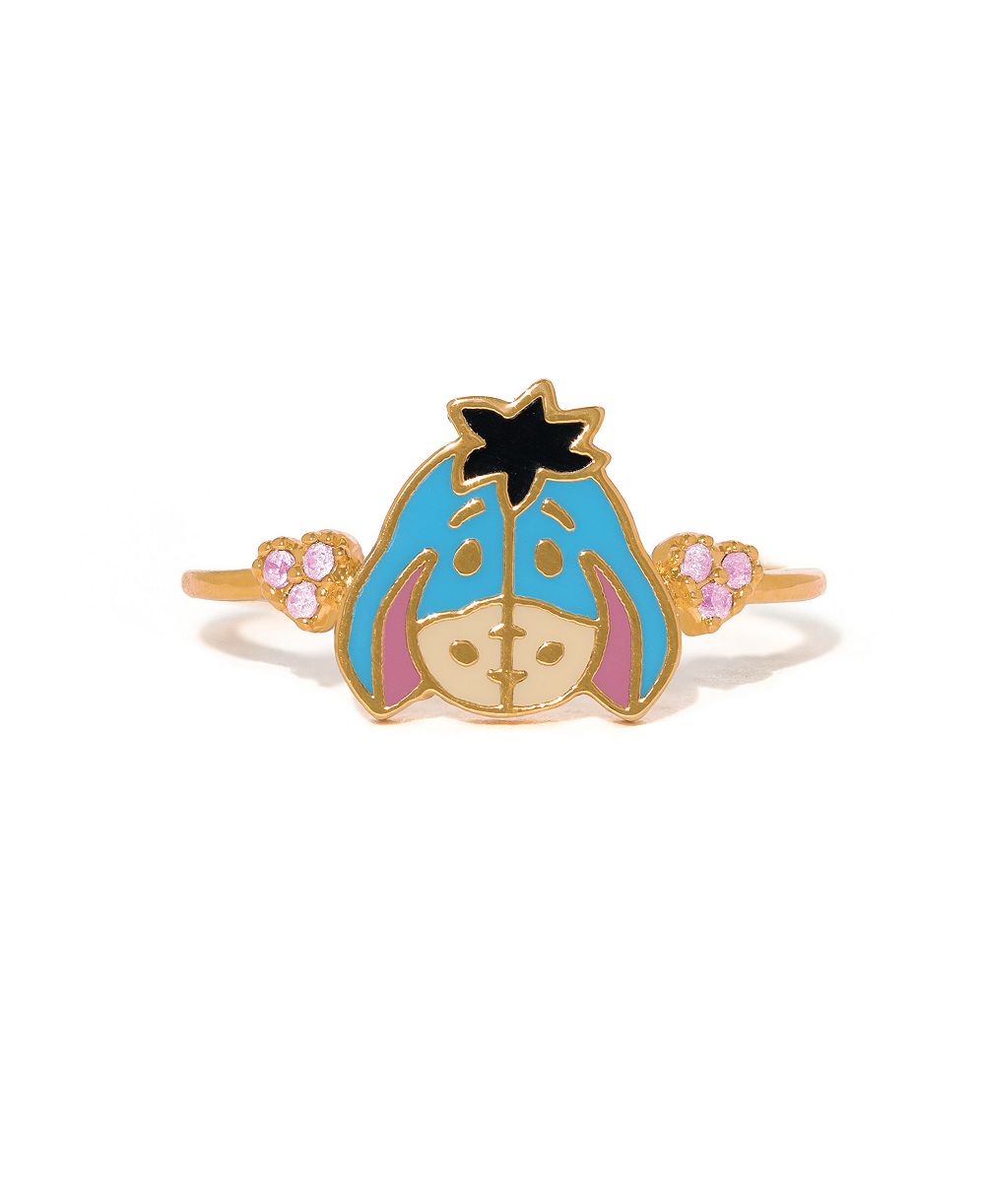 Кольцо Girls Crew Gold-Plated Crystal Disney Eeyore