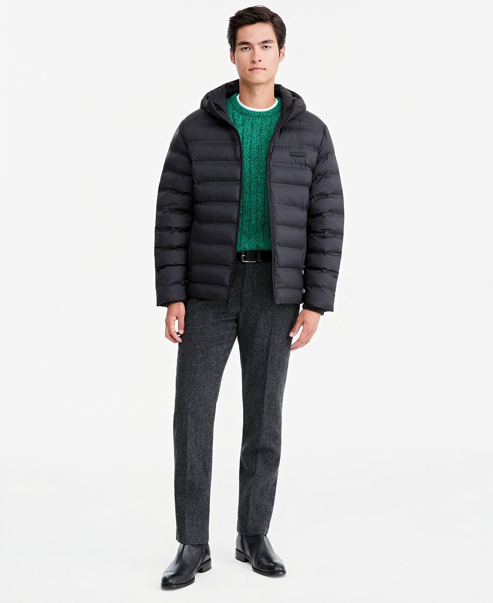 Calvin Klein Men's Hooded Packable Jacket