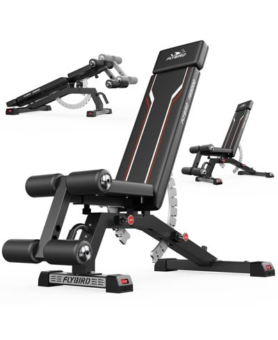 Регулируемая скамья для фитнеса FED FITNESS 1200LBS, наклонная скамья для домашнего спортзала