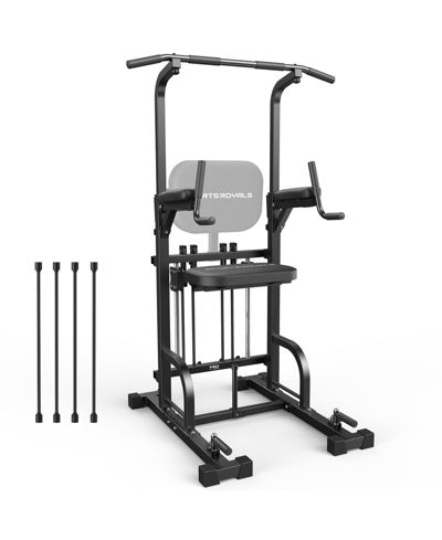 FED FITNESS силовая башня для подтягиваний 440LBS, регулируемая станция для отжиманий