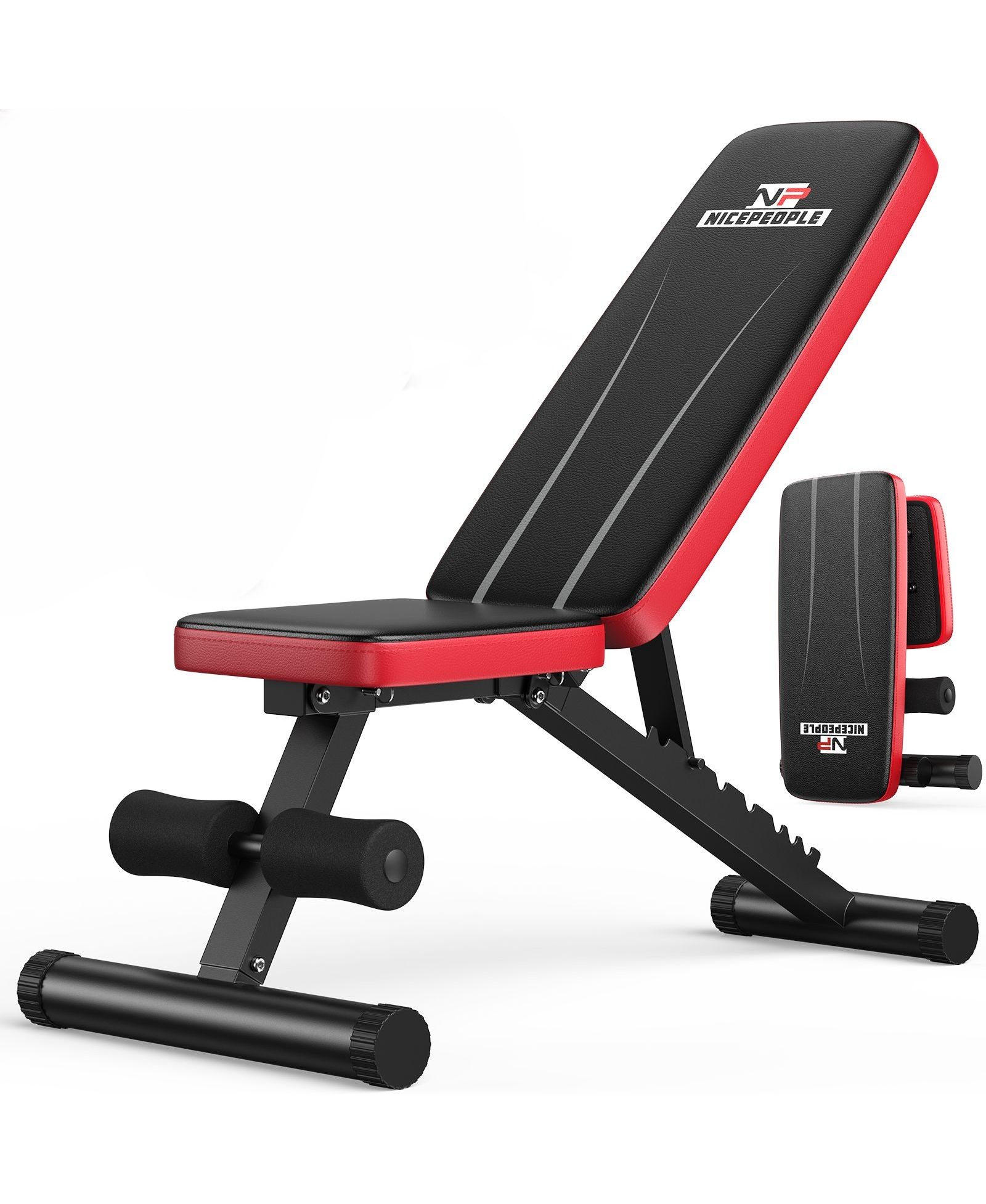 Скамья для весов FED FITNESS Foldable Adjustable 660LBS 8-Position Incline Bench