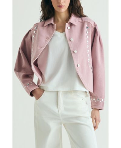 Scalpers Women's Denim Studs Jacket