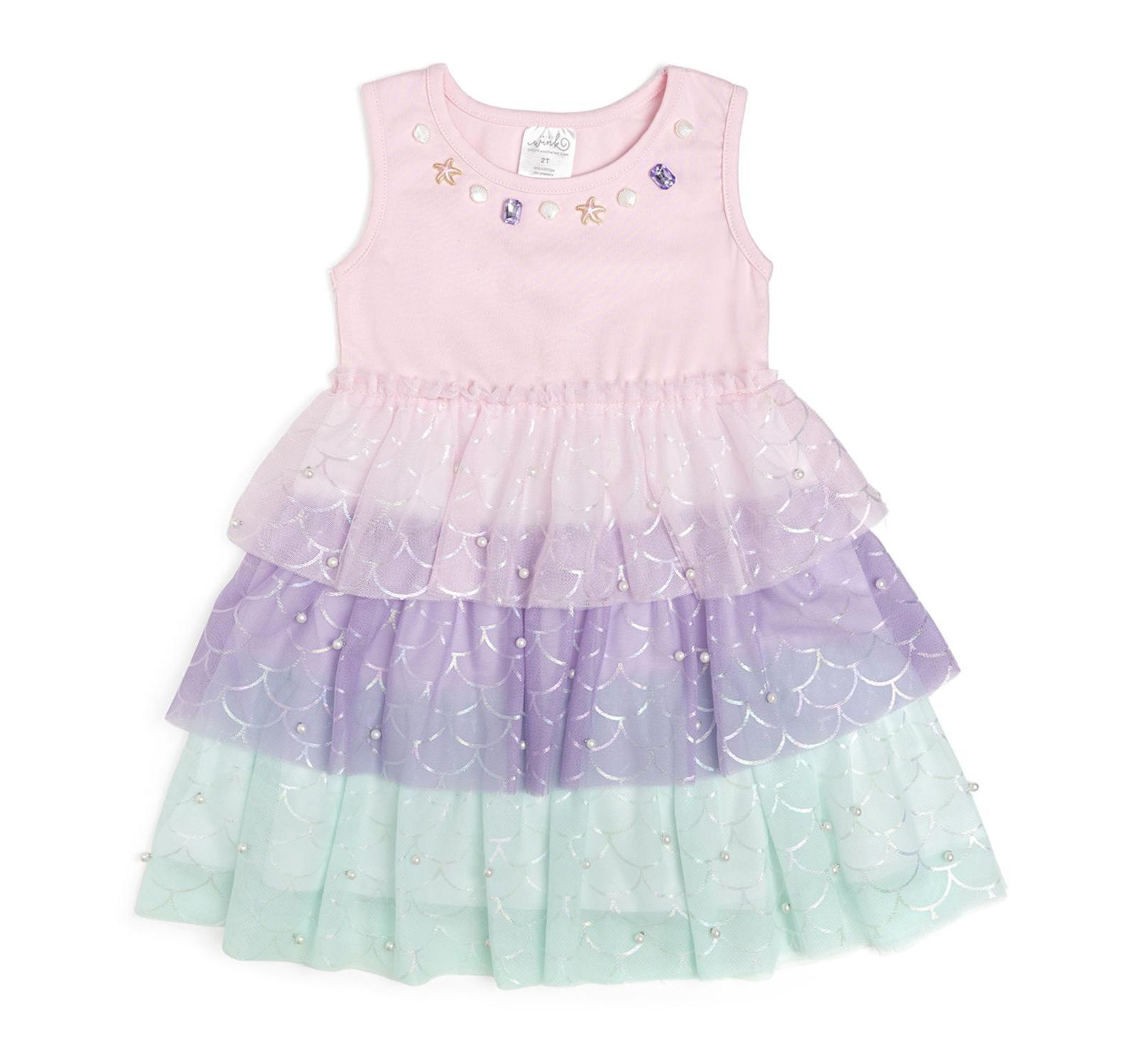 Sweet Wink Детское платье-туту Mermaid Pearl Tank