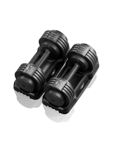 FED FITNESS Adjustable Dumbbell, 110LB (55LB Pair) Dumbbell for Home Gym Exercise, 5-in-1 Fast Adjustable Weights with Anti-Slip Handle