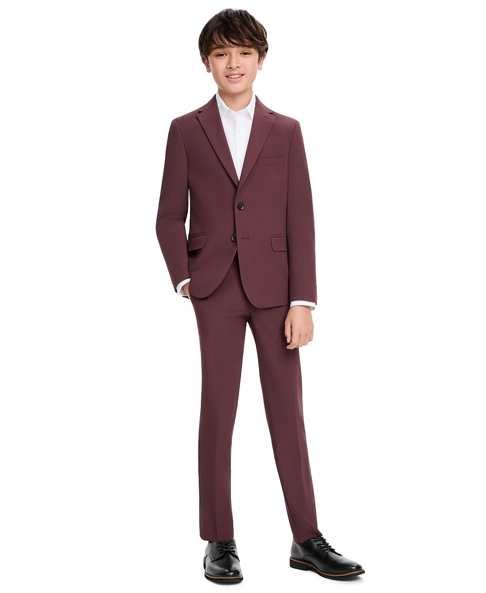 Kenneth Cole Reaction Men's Slim Fit Stretch Suit, Jacket and Pants, 2-Piece Set