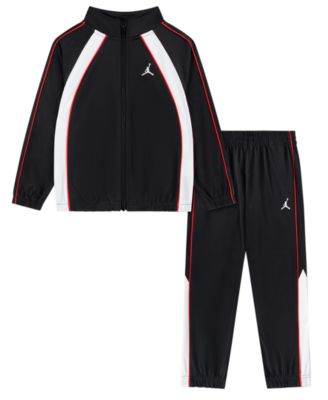 Jordan Boys' 4-7 Tricot Color Piping Long-Sleeve Jacket and Pants, 2-Piece Set