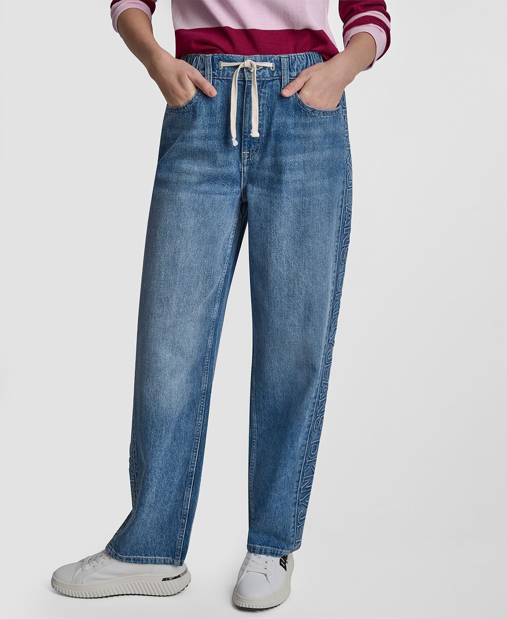 DKNY Jeans Women's Relaxed Straight-Leg Jeans