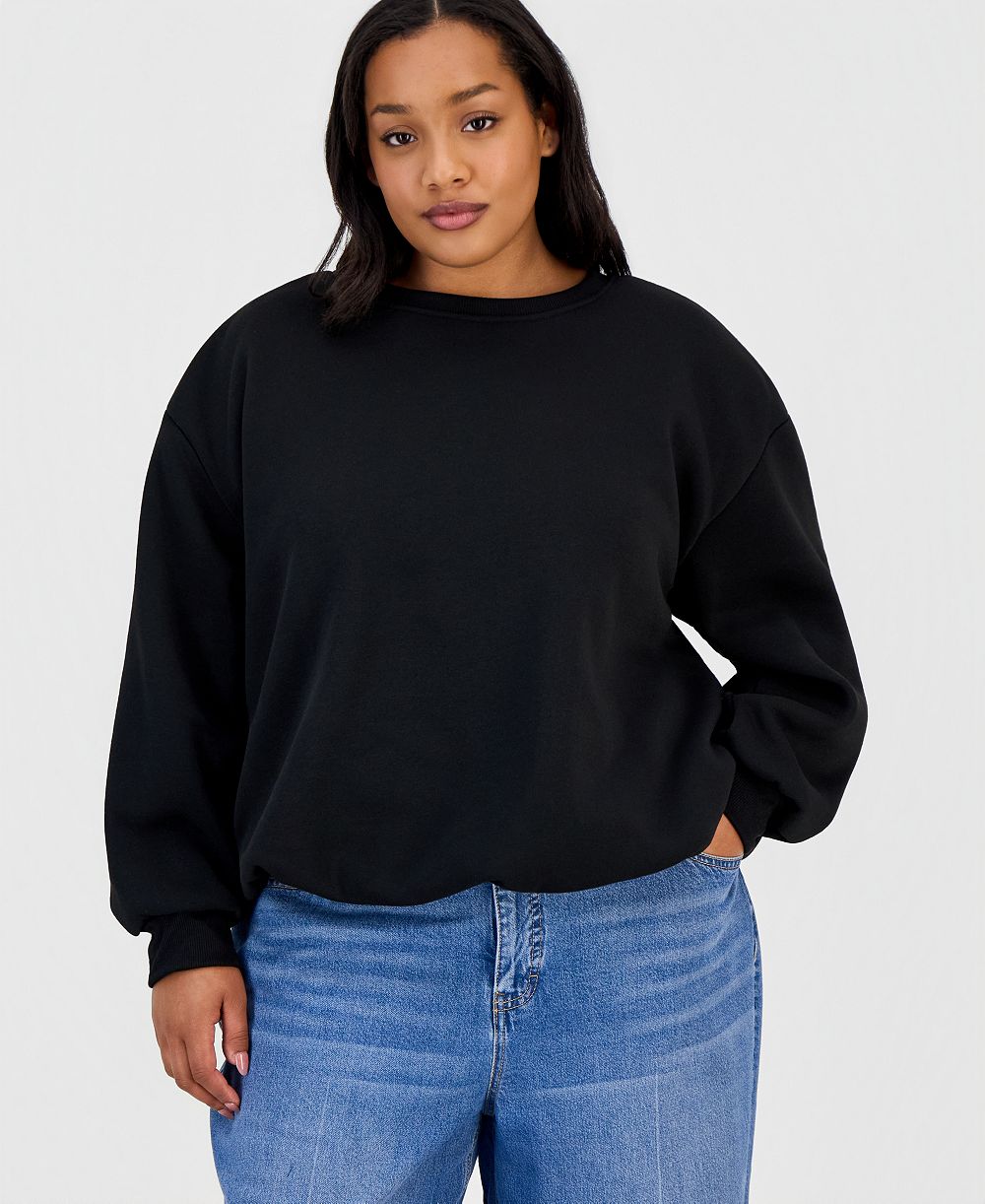 Женская толстовка Plus Size FULL CIRCLE TRENDS Bubble-Hem