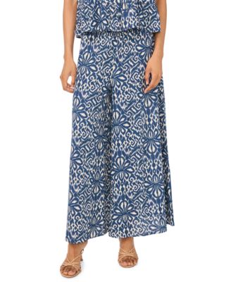 Sam & Jess Women's Pull-On Smocked Waist Pants