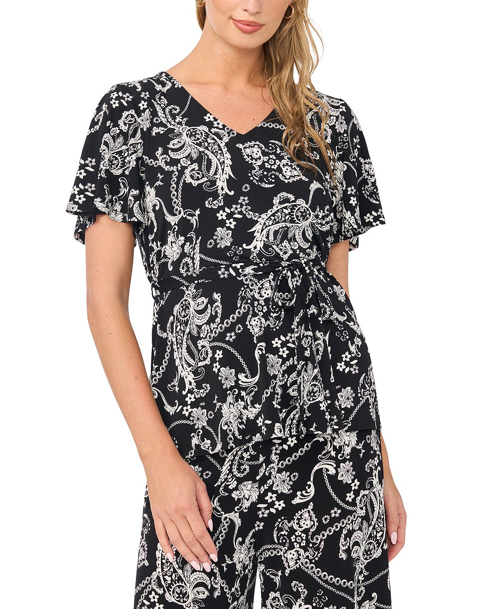 Женский туник Sam & Jess V-Neck Flutter-Sleeve