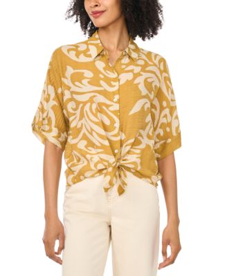 Женский топ Sam & Jess Collared Short-Sleeve