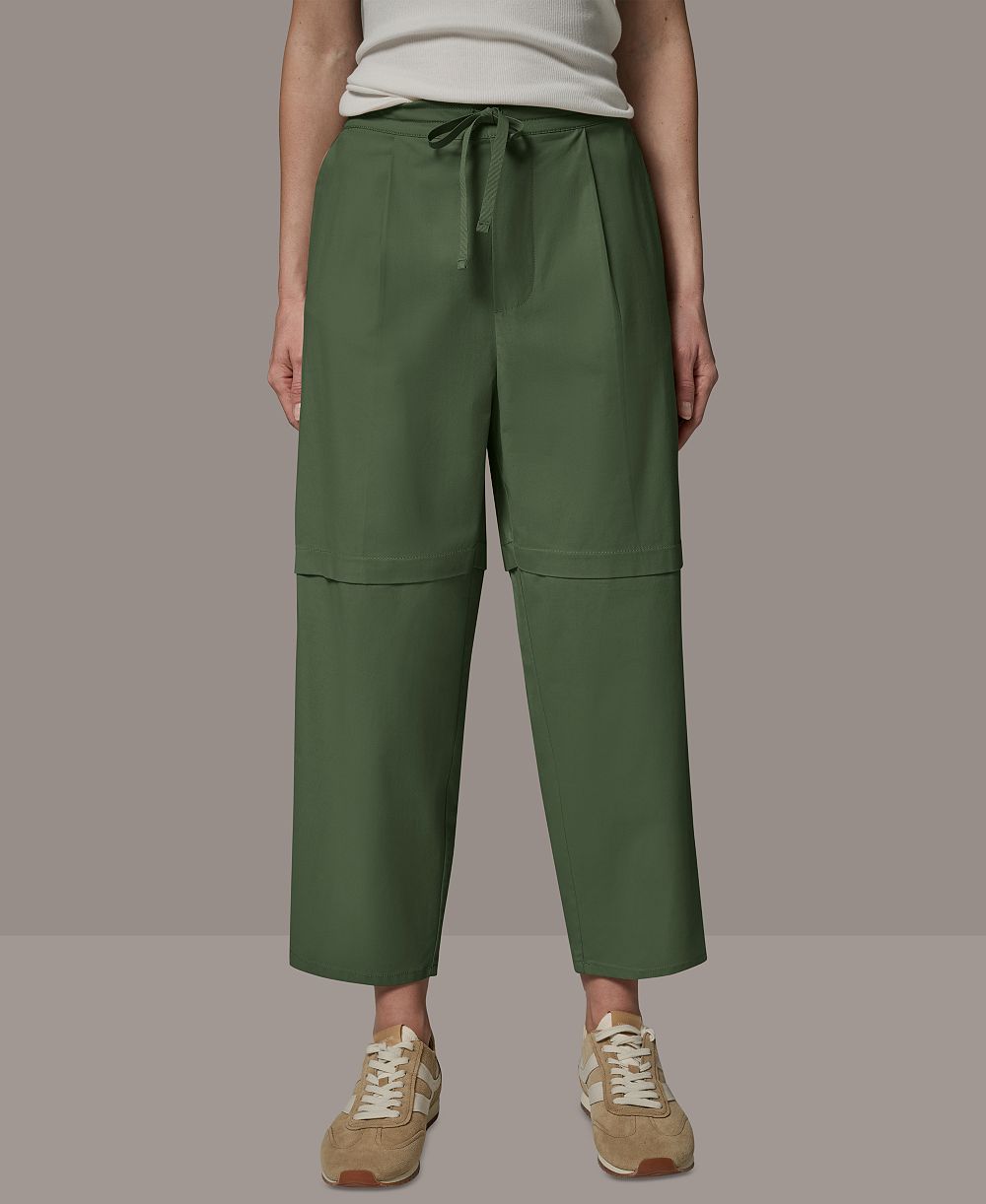 Donna Karan Weekend Women's High-Rise Paper Poplin Pants