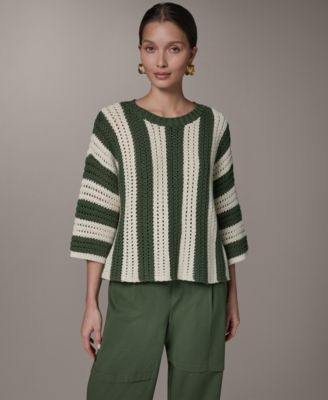Donna Karan Weekend джемпер Oversized Crewneck Женский