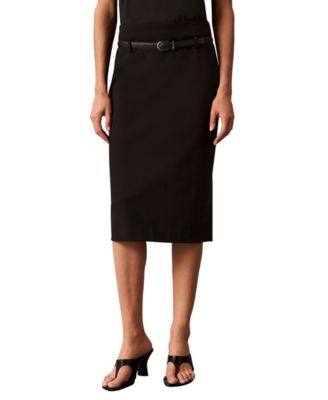 Женская юбка-карандаш Calvin Klein Petite Belted Midi