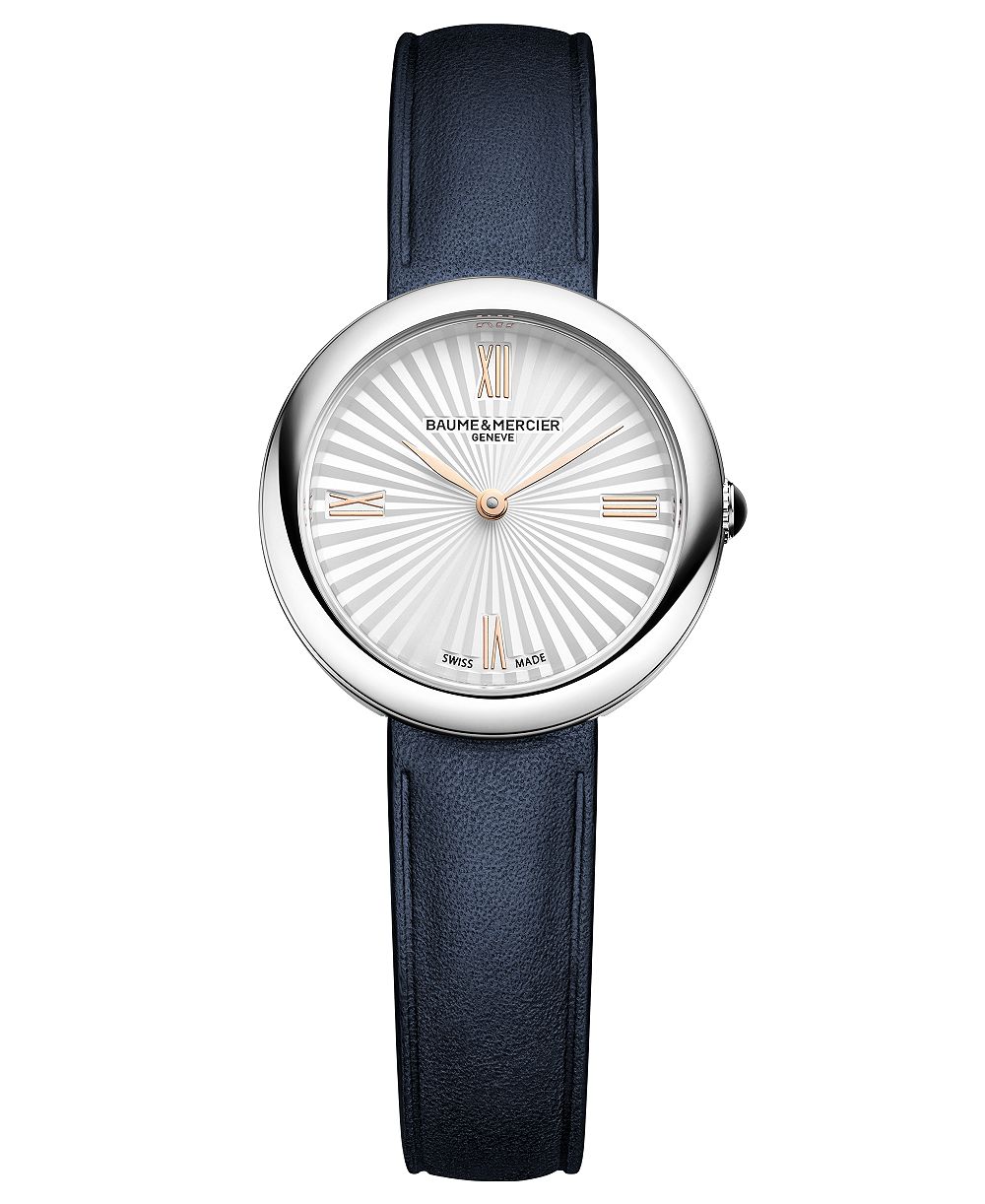 Baume & Mercier Женские часы De Joia Quartz Navy Leather 28mm