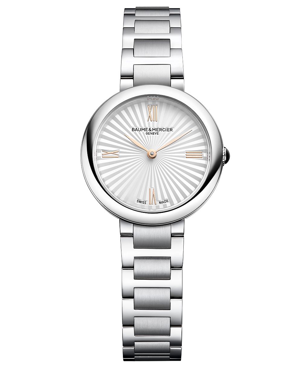 Baume & Mercier женские часы De Joia Quartz, серебряная нержавеющая сталь, 28mm