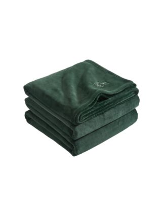 Ультрамягкое флисовое одеяло Lacoste Home Courtside Coco, размер Twin
