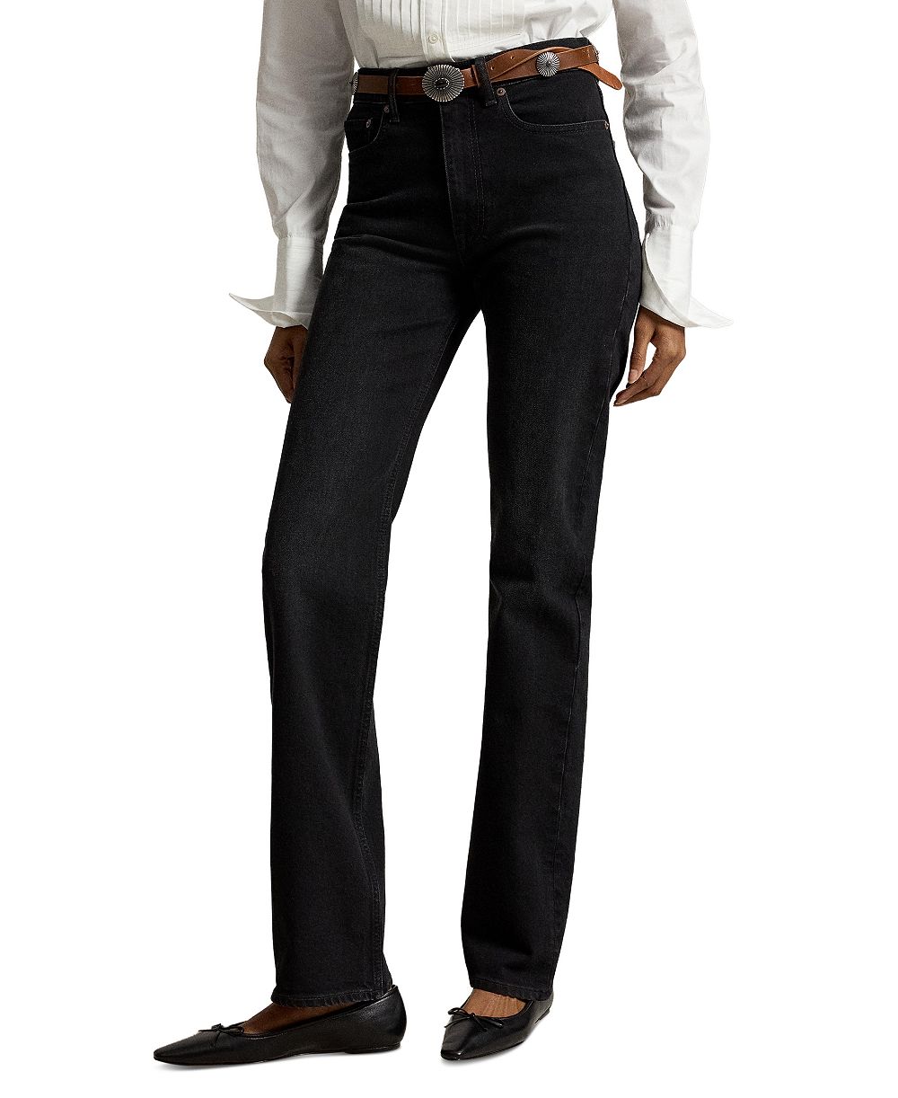 Polo Ralph Lauren Women's Relaxed Straight High-Rise Jeans