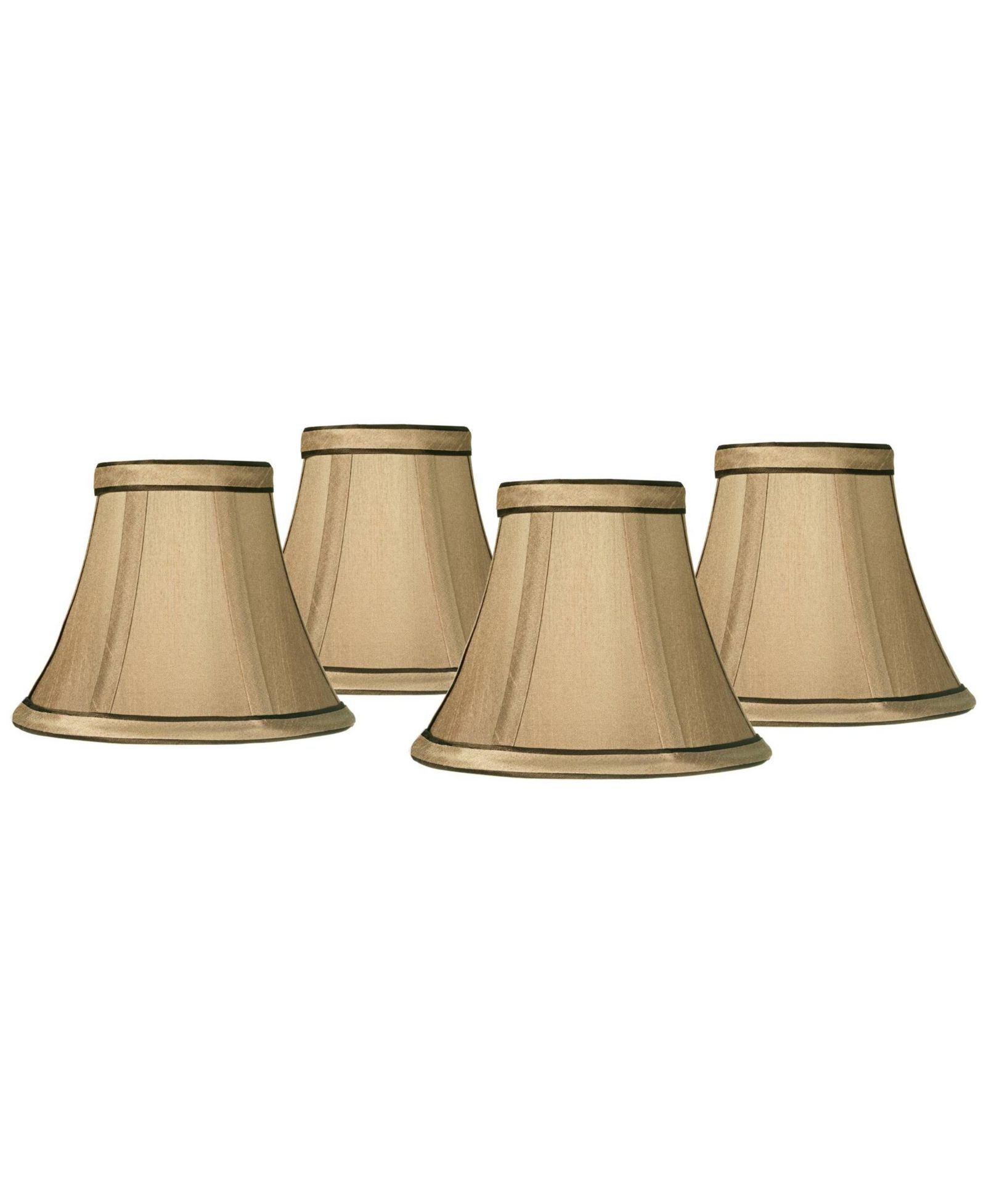 Springcrest набор из 4 круглых абажуров Celia Small 3"x6"x5" с зажимом