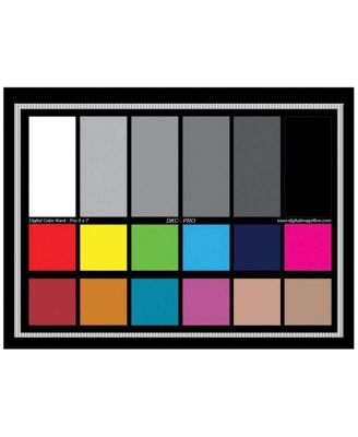 Dgk Color Tools DKC-Pro Color Calibration & White Balance Chart Set, 2-Piece Set