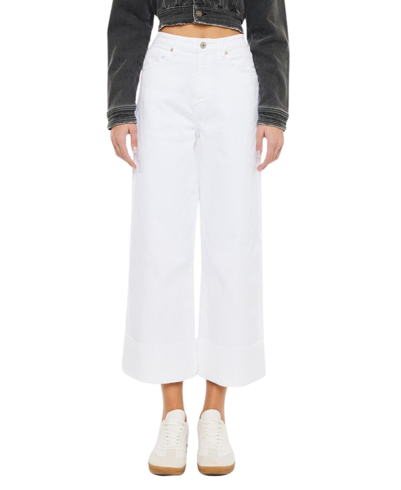KanCan Женские джинсы Alfie 90's Cropped Wide Leg