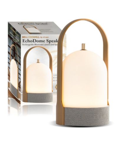 Bell + Howell портативная Bluetooth LED колонка-фонарь Echo Dome, сенсорное управление