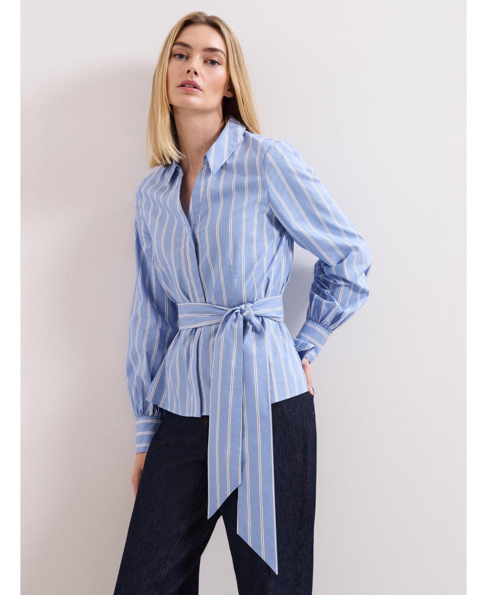 Phase Eight Women's Collared Statement-Belt Shirt