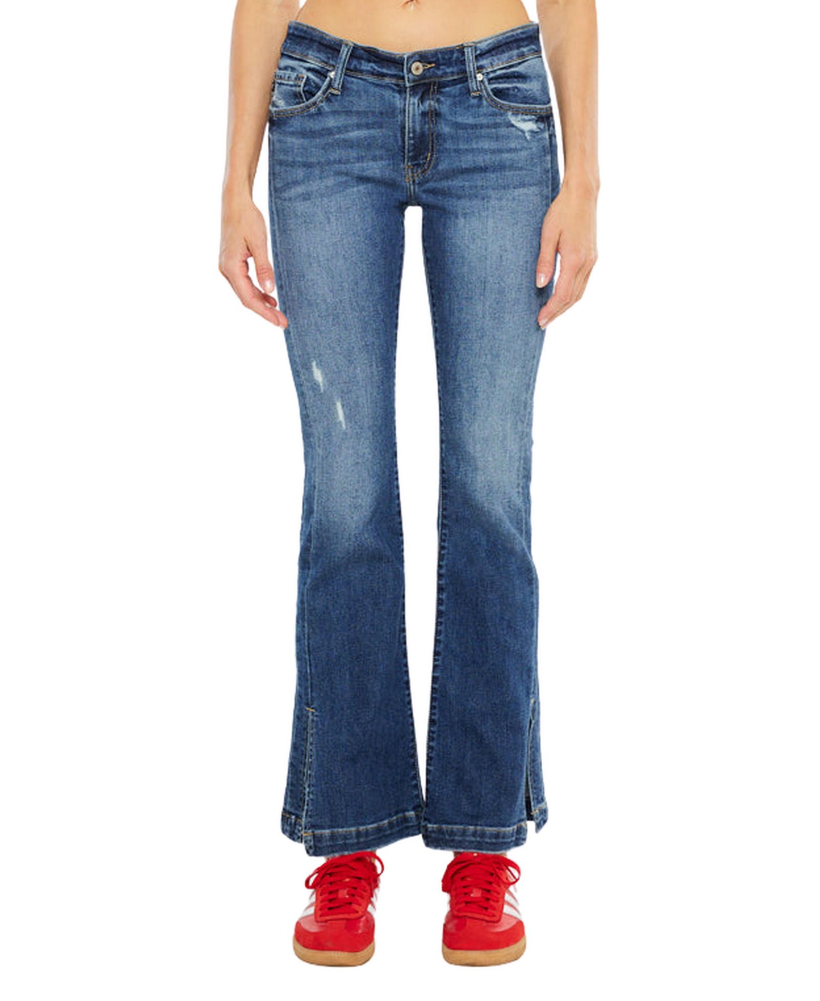KanCan Women's Brea Low Rise Bootcut Jeans